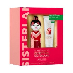 Set Benetton Sisterland Red Rose EDT 2 pzas